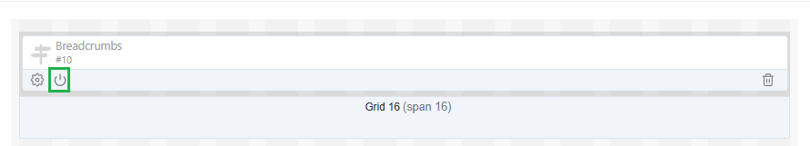 Breadcrumbs block