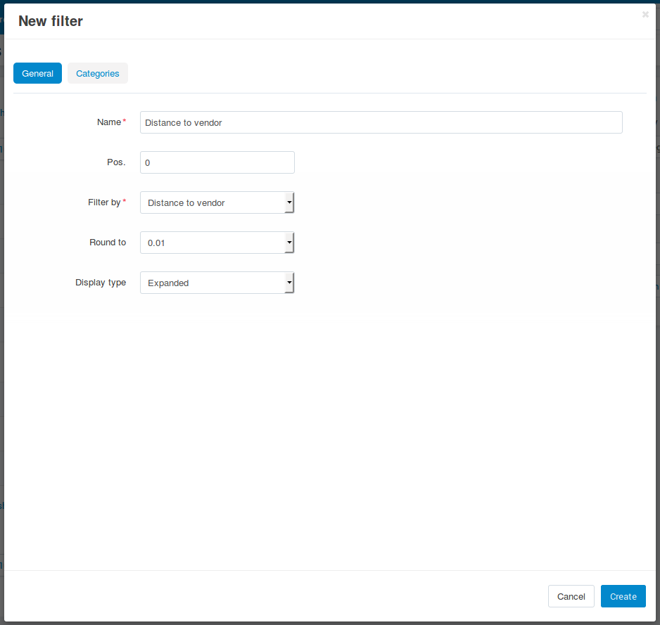 Filtering products by distance to vendor in Multi-Vendor