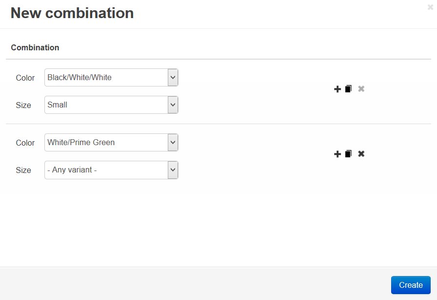 Select the option variants that comprise the exception.