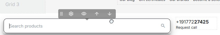 Hover the mouse to edit the layout