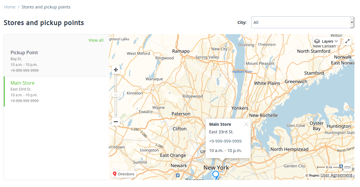 Yandex map doesn't require an API key, but will stop working for the rest of the day if you go over the daily limit of requests.