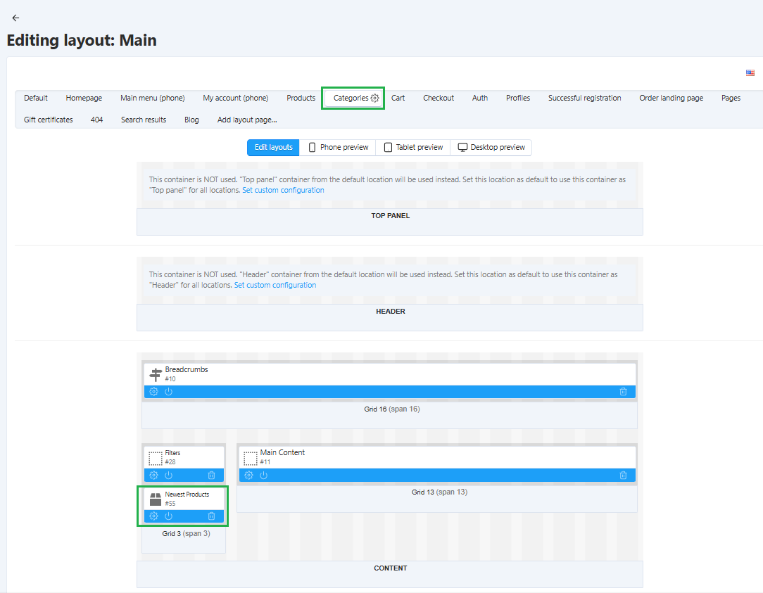 Create a Newest Products block on the Category page