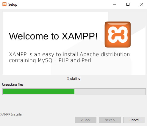 Installing XAMPP