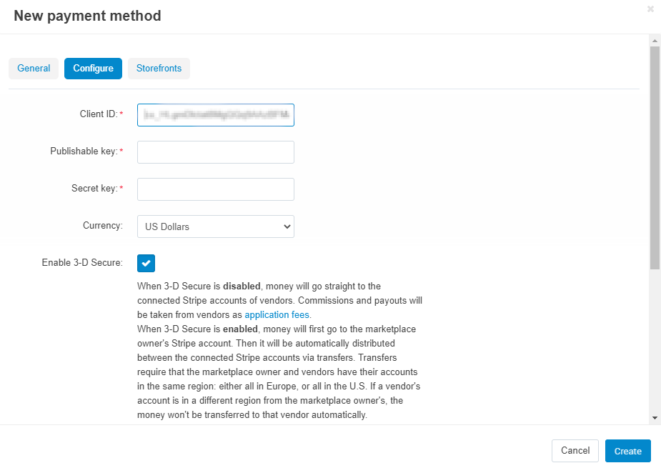 Stripe client ID in Multi-Vendor.