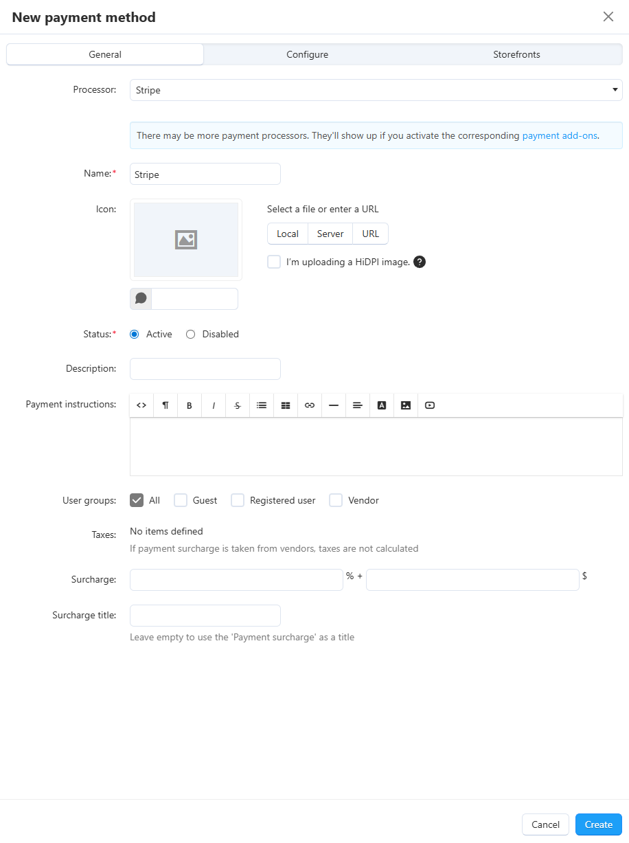 The Google Pay button on the product page added via the Stripe Payments add-on.