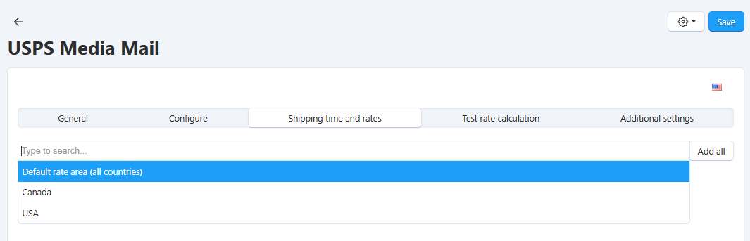 Setting up shipping time and rates for USPS in CS-Cart and Multi-Vendor.
