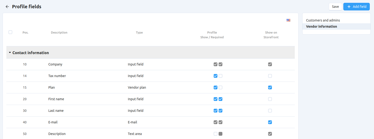 Customizing the vendor application form.